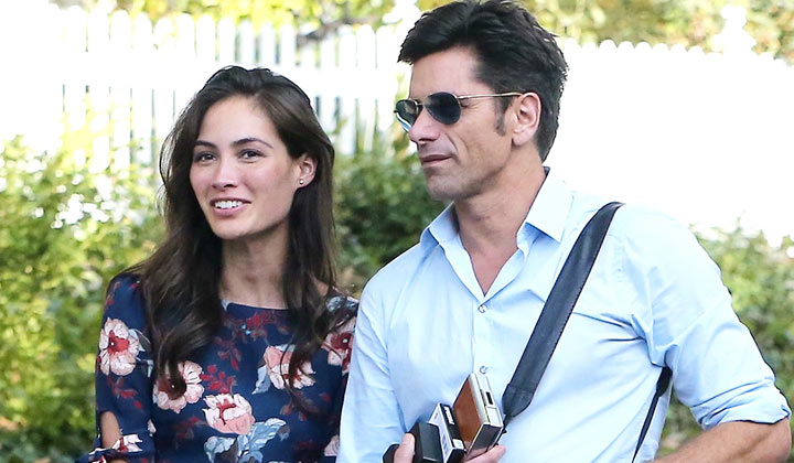 Photo of John Stamos and Caitlin McHugh